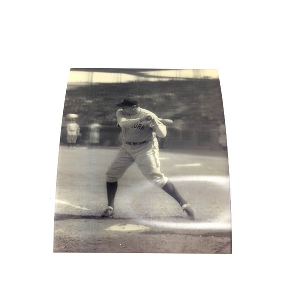 Babe Ruth Baseball New York Yankees Reprint Photo Test 3d 3-d Photograph BW - Picture 5 of 8